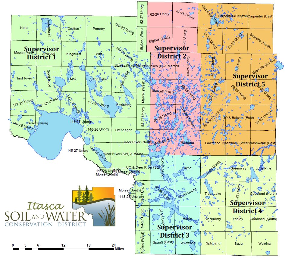 Itasca County Map Detailed
